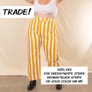 🛑SOLD🛑 BIG BUD PRESS YELLOW STRIPED WORK PANTS